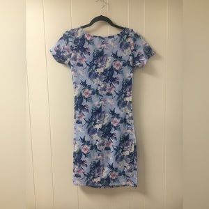 PINKBLUSH FLORAL FITTED MATERNITY DRESS